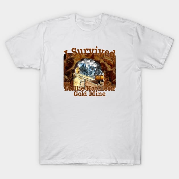 I Survived Mollie Kathleen Gold Mine, Colorado T-Shirt by MMcBuck